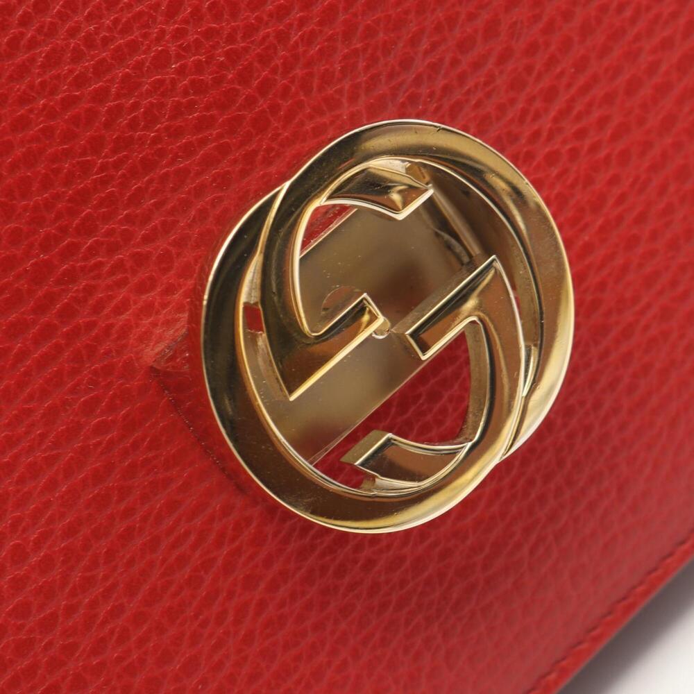 GUCCI Authentic Red Leather Shoulder Bag - Picture 10 of 10